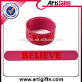 Promotional gifts silicone ruler slap bracelet